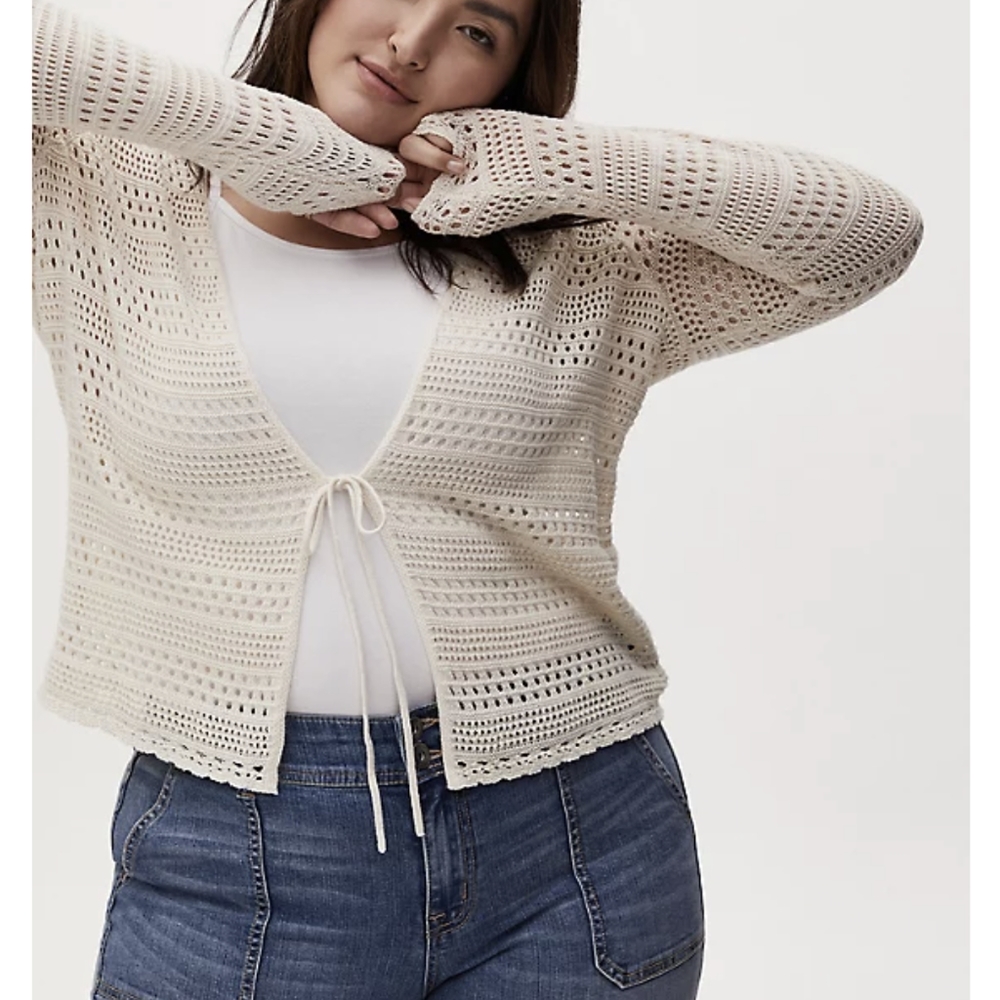 Torrid Crochet Sweater